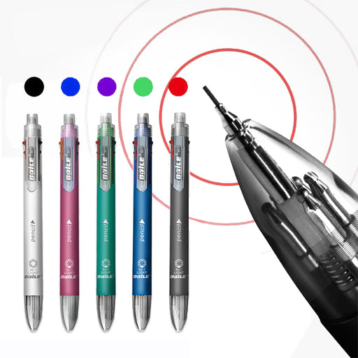 6-IN-1 Multifunction Ballpoint Pen - gadgetsink
