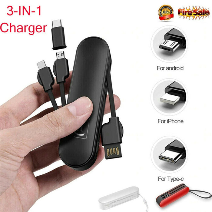3-in-1 Swiss Knife Style Charger - gadgetsink