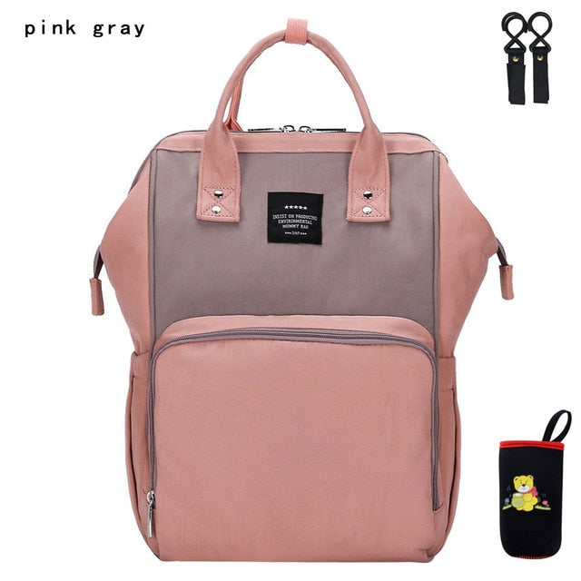 Large Capacity Nappy Bag with USB - gadgetsink