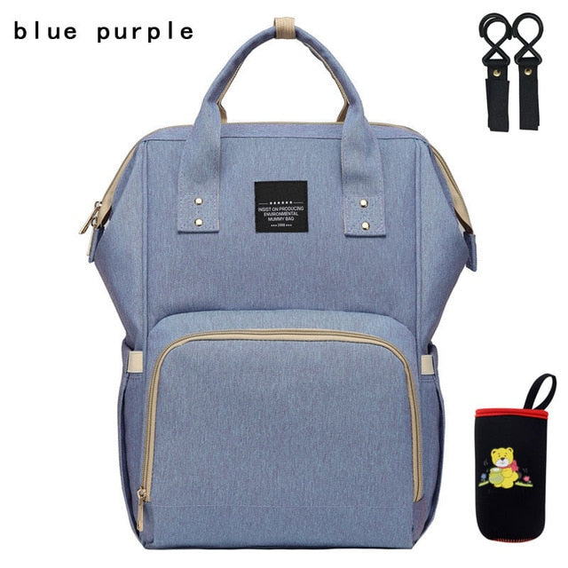 Large Capacity Nappy Bag with USB - gadgetsink