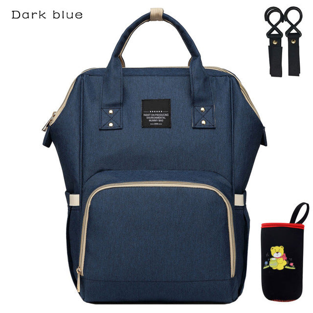 Large Capacity Nappy Bag with USB - gadgetsink