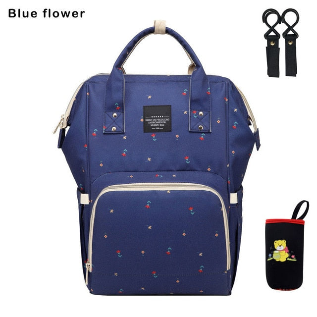 Large Capacity Nappy Bag with USB - gadgetsink