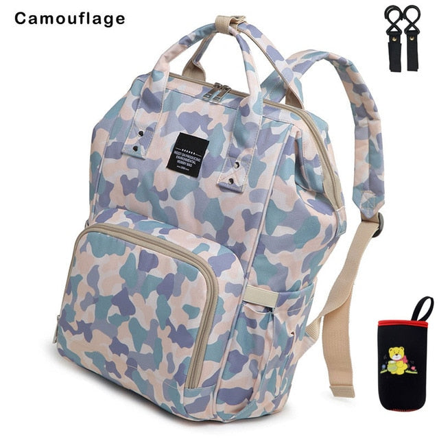 Large Capacity Nappy Bag with USB - gadgetsink