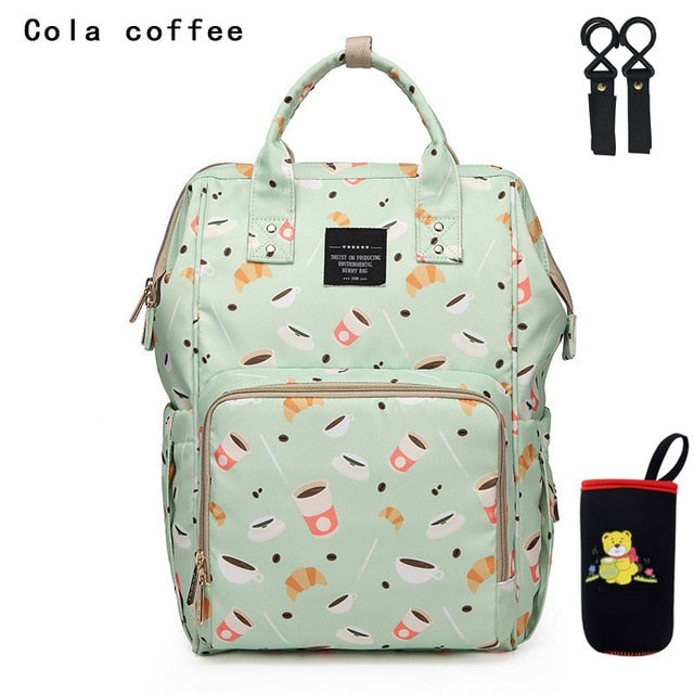 Large Capacity Nappy Bag with USB - gadgetsink