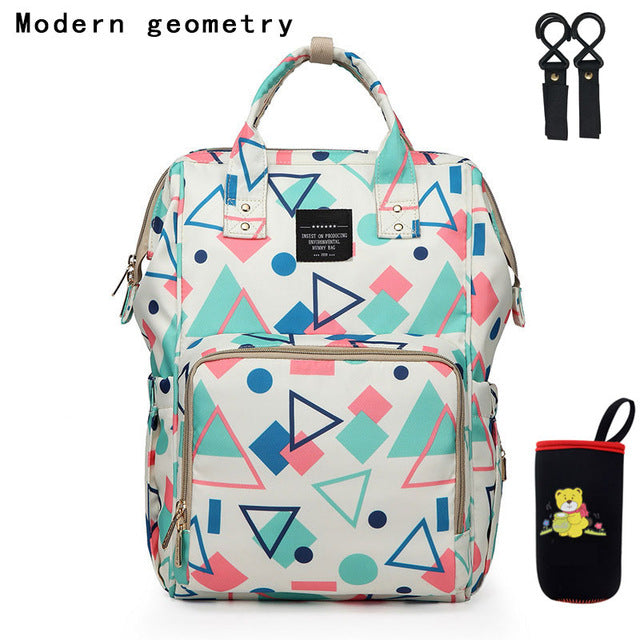 Large Capacity Nappy Bag with USB - gadgetsink