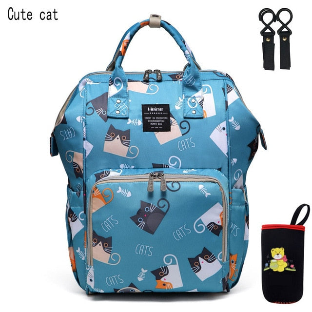 Large Capacity Nappy Bag with USB - gadgetsink