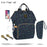 Large Capacity Nappy Bag with USB - gadgetsink