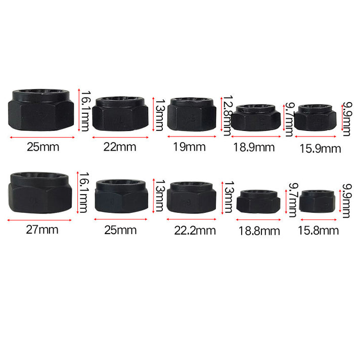 Universal Damaged Bolt Extractors (Set of 10) - gadgetsink
