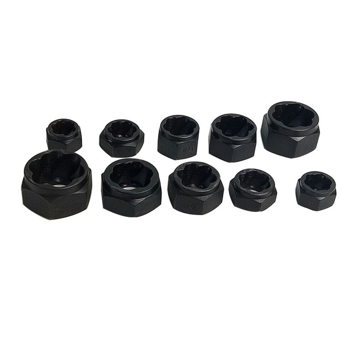 Universal Damaged Bolt Extractors (Set of 10) - gadgetsink