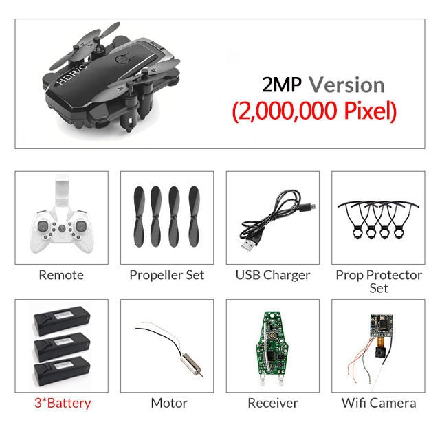 Foldable Mini Drone Camera - gadgetsink