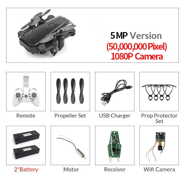 Foldable Mini Drone Camera - gadgetsink