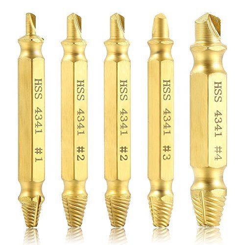 Premium Screw Extractor (Set of 5) - gadgetsink